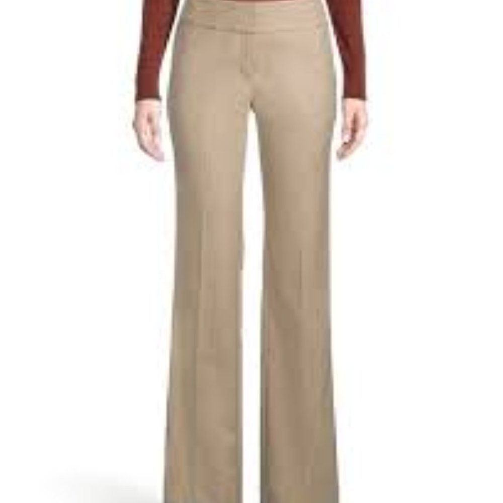 NWT Camel Heather Bootcut Trouser Pants